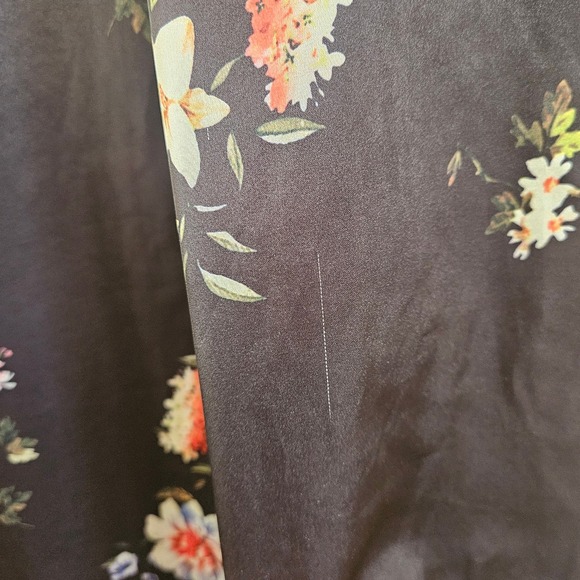 Mac Duggal Black Floral Maxi Dress Size 16 - Picture 14 of 14